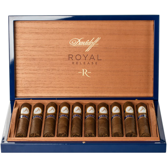 davidoff royal cigars in blue case