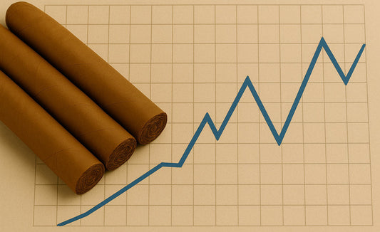 Rising line graph showing upward financial trend