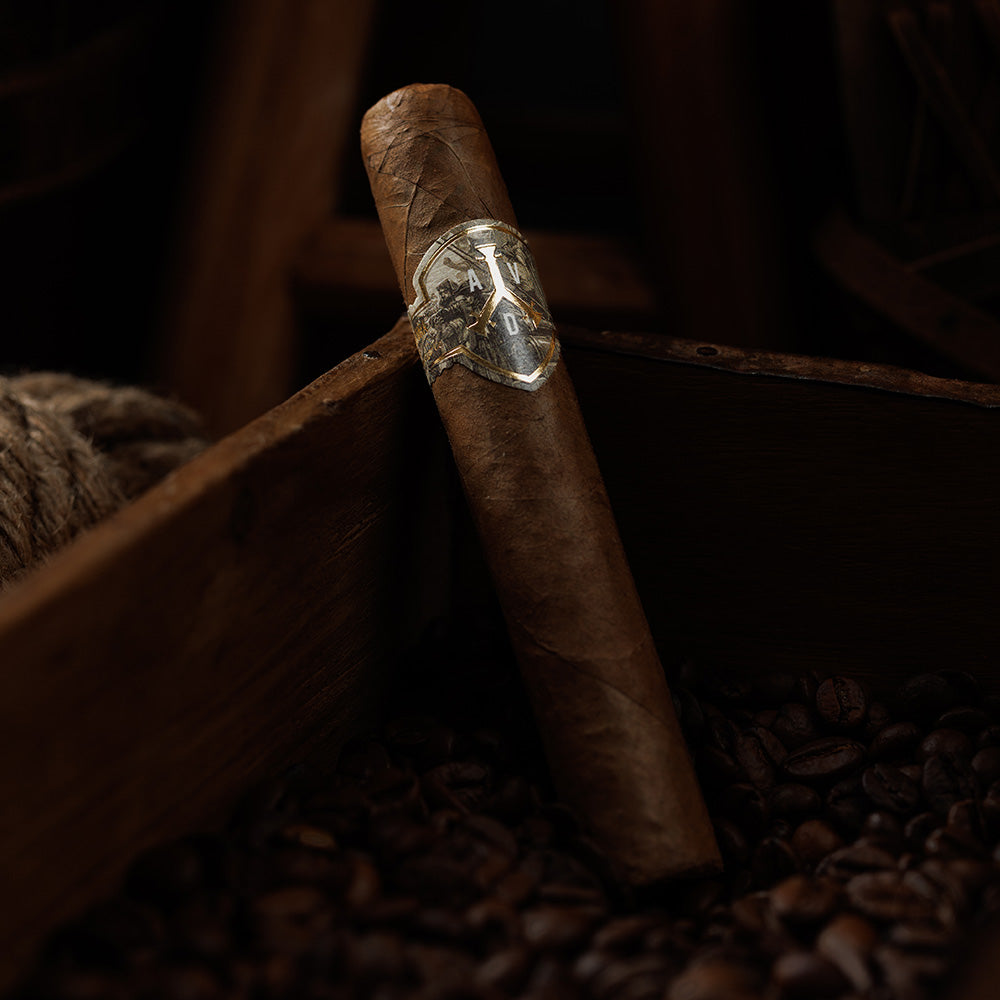 ADVentura Blackfin's Parlay lifestyle photo, a medium-bodied Dominican cigar