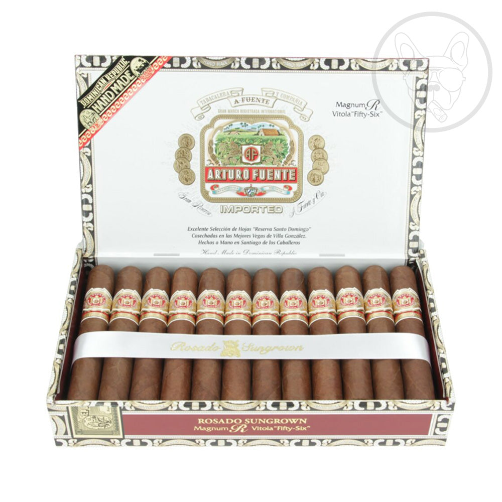 Arturo Fuente Magnum R Rosado Sungrown Box Open