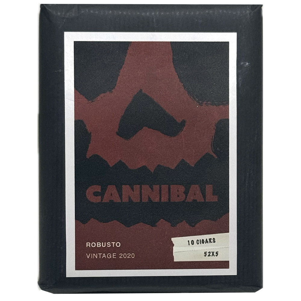 Pack of Cannibal cigars, Robusto size, vintage 2020, containing 10 cigars, dimensions 52x5.