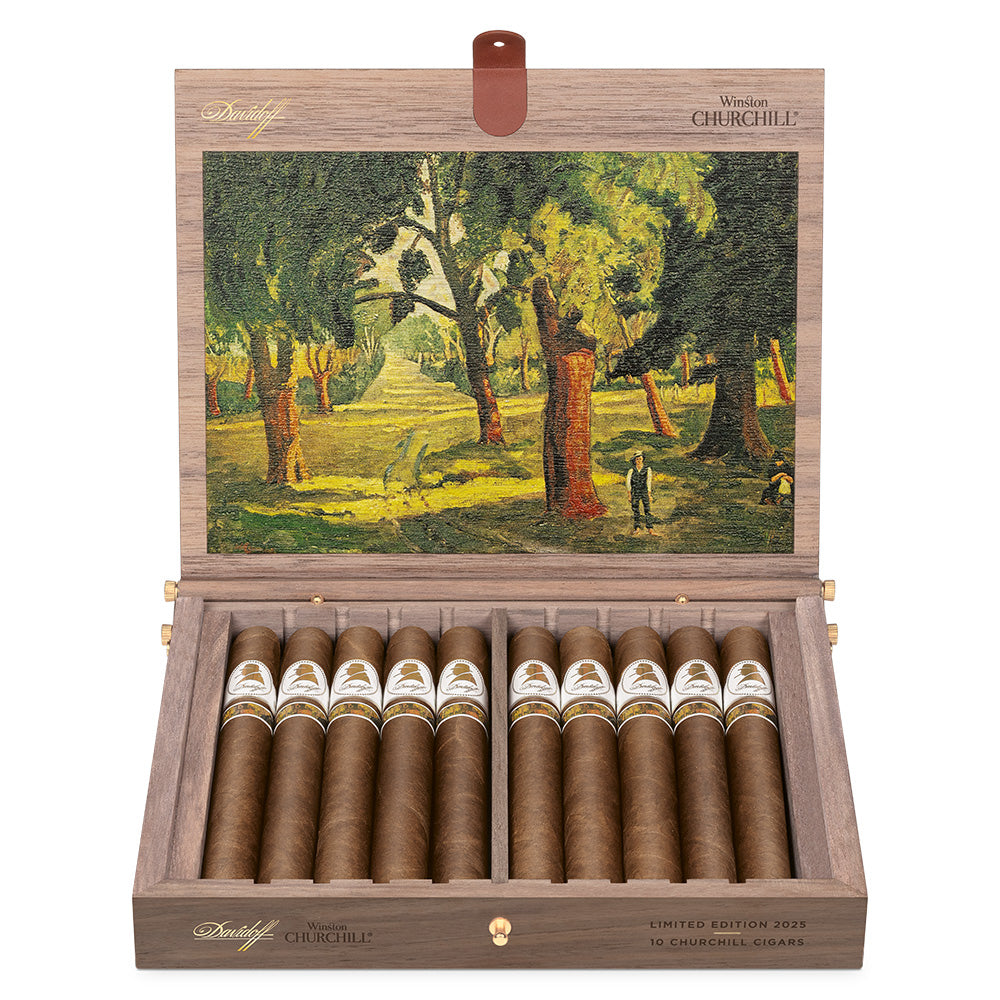 Davidoff Winston Churchill 2025 Limited Edition Box Open