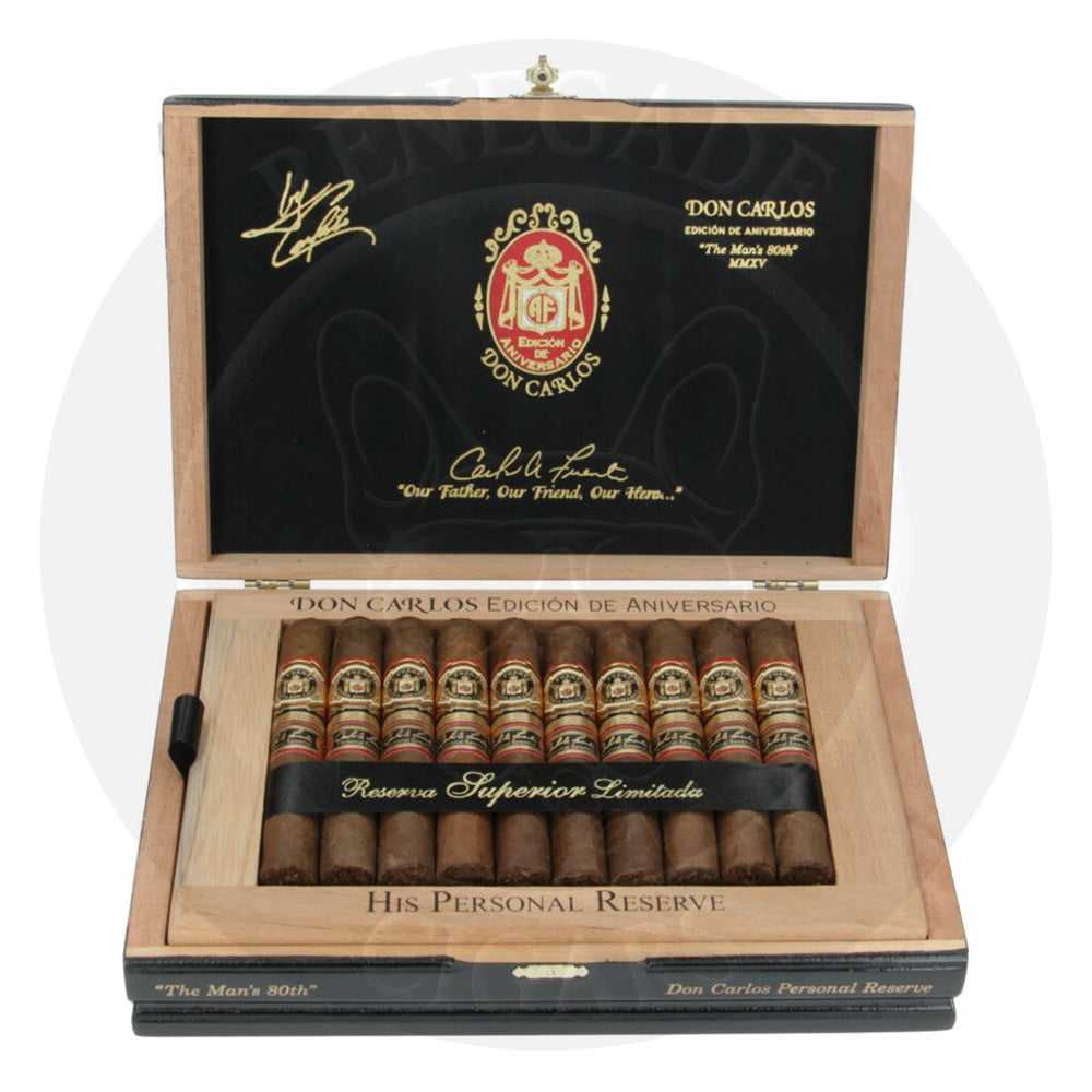Fuente Don Carlos Personal Reserve Box Open