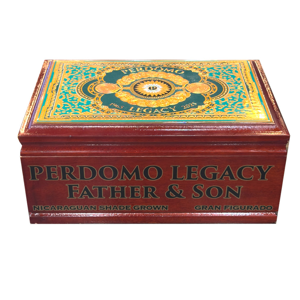 Perdomo Legacy Father & Son Nicaraguan Shade Grown Box Closed