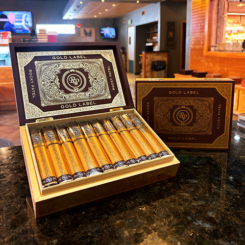 Rocky Patel Gold Box Open Lifestyle