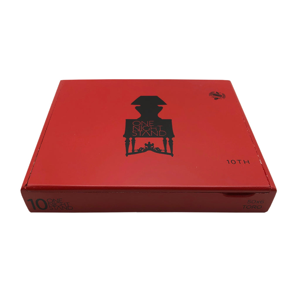 Red box with "One Night Stand" logo and "10th" anniversary edition marking.