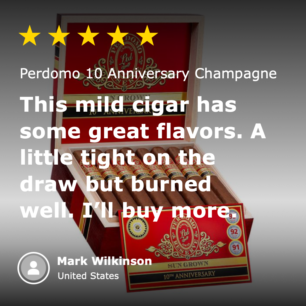 Perdomo Reserve 10th Anniversary Champagne