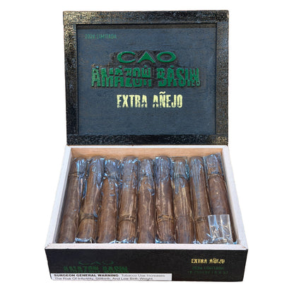 CAO Amazon Basin Extra Añejo Box Open