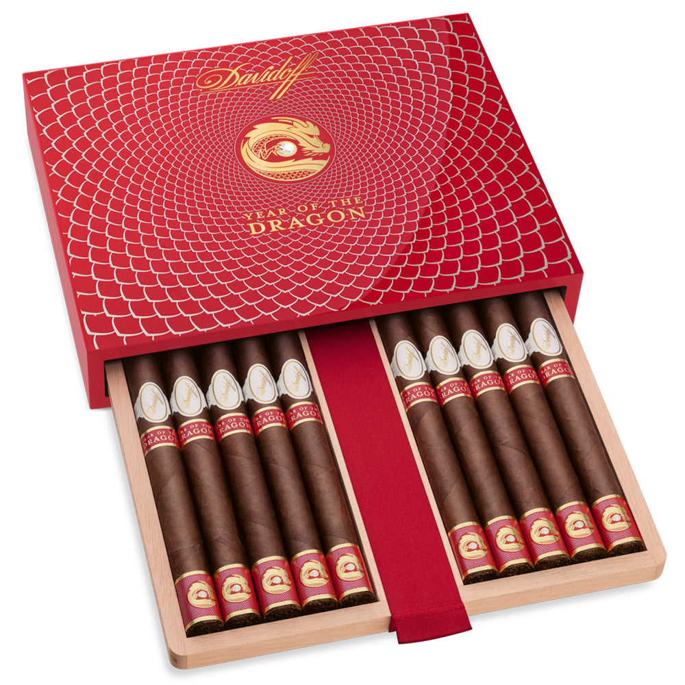 Davidoff Year of the Dragon Cigar Box Open