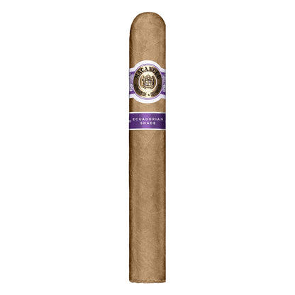 Macanudo Ecuadorian Shade single Toro cigar with band detail