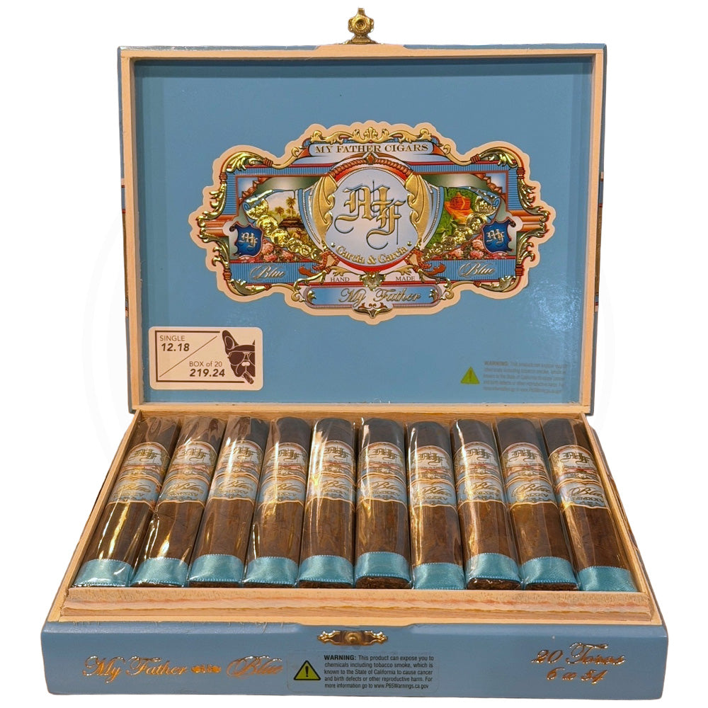My Father Blue Box Open