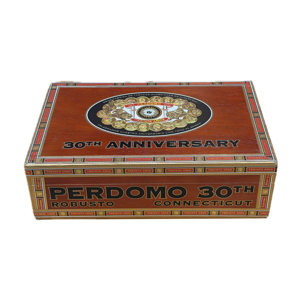Perdomo 30th Anniversary Connecticut Box Closed