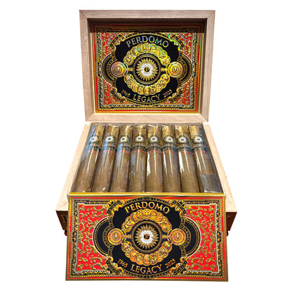 Perdomo Legacy Connecticut Box Open