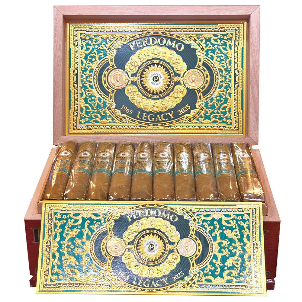 Perdomo Legacy Father & Son Connecticut Box Open