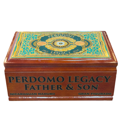 Perdomo Legacy Father & Son Maduro Box Closed