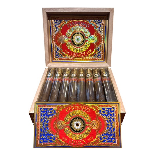 Perdomo Legacy Nicaraguan Shade Grown Box Open