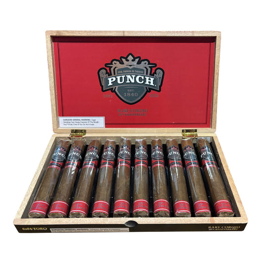 Punch Rare Corojo 25th Anniversary Box Open