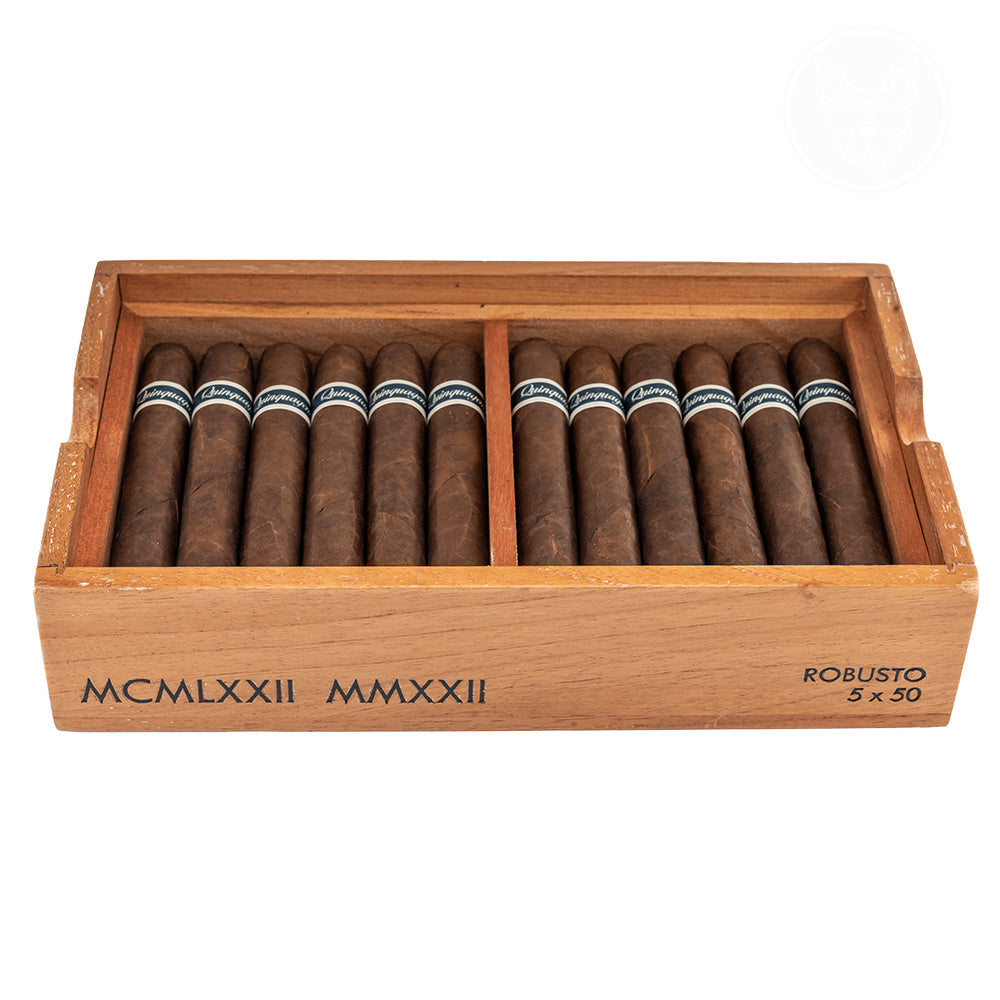 RoMa Craft Quinquagenario Robusto box Open