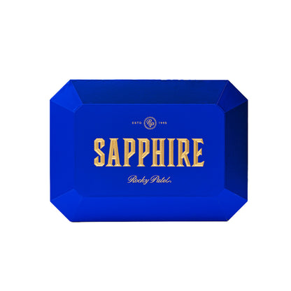 Closed gem-style box of 20 Rocky Patel Sapphire cigars