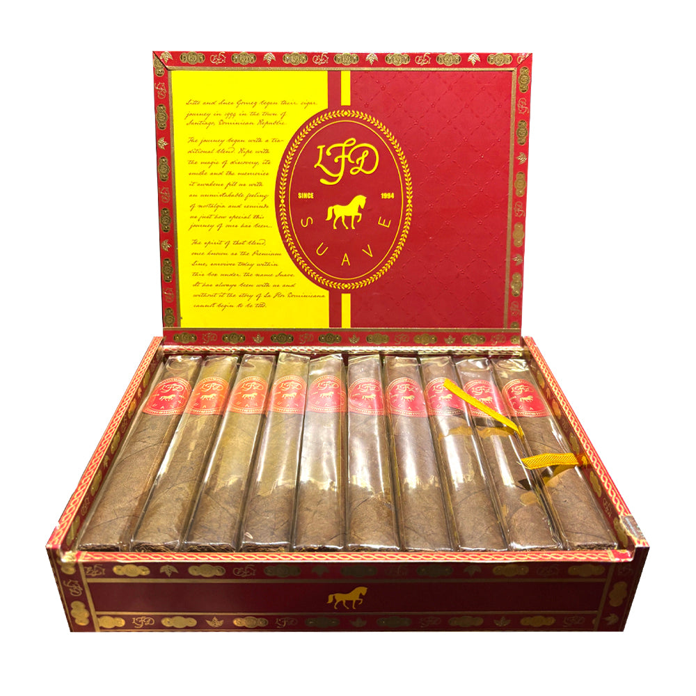La Flor Dominicana Suave Grand Maduro No 5 Box open