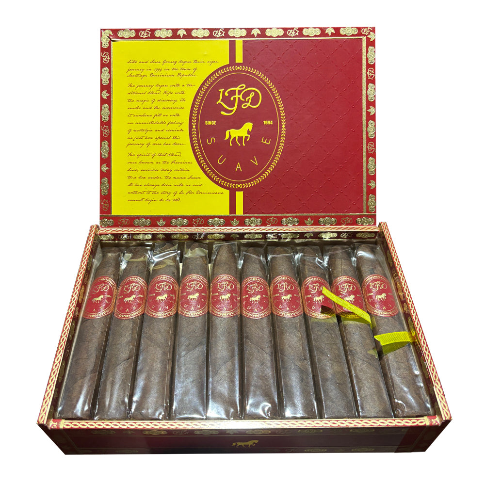 La Flor Dominicana Suave Gran Maduro No6 Box Open