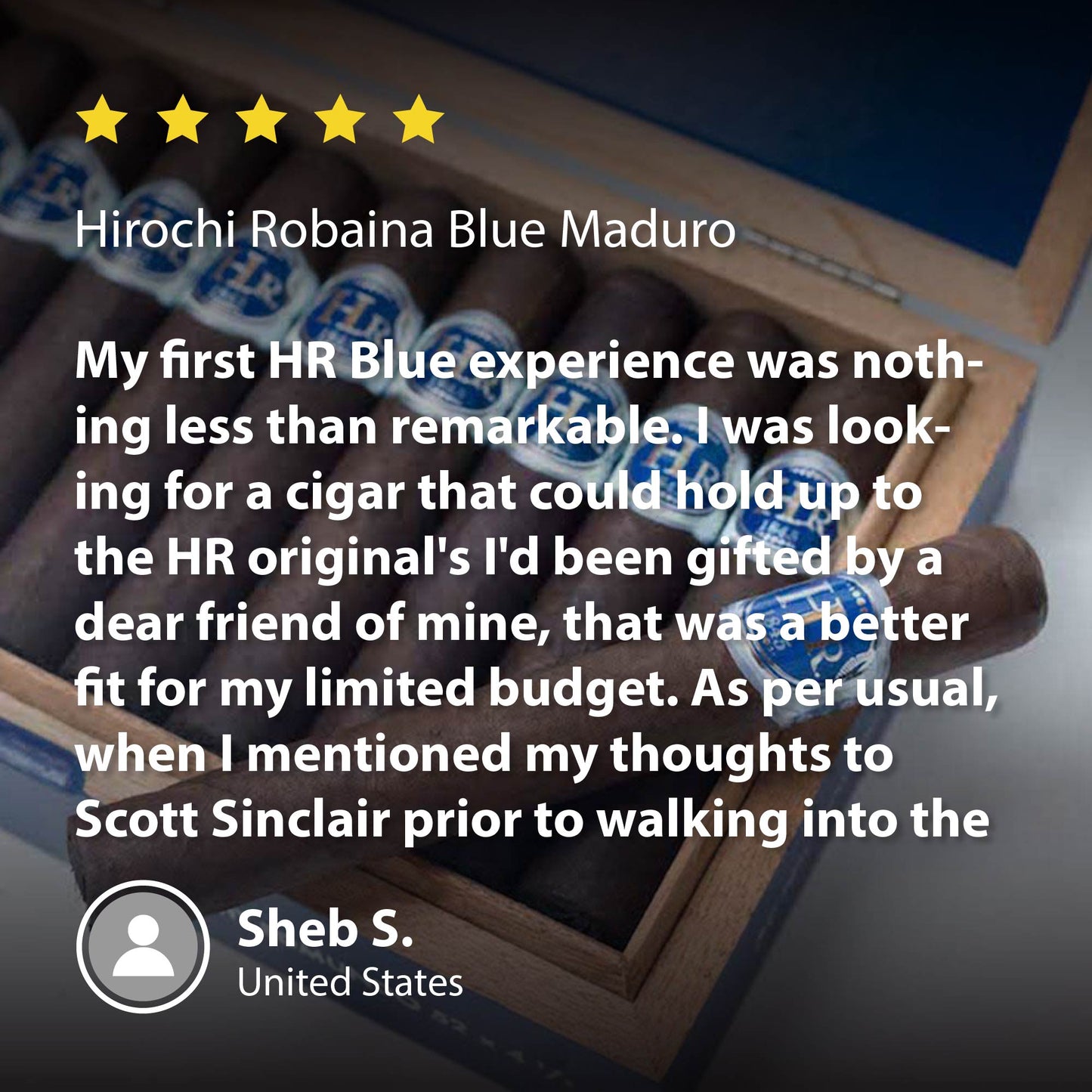 Hirochi Robaina Blue Maduro