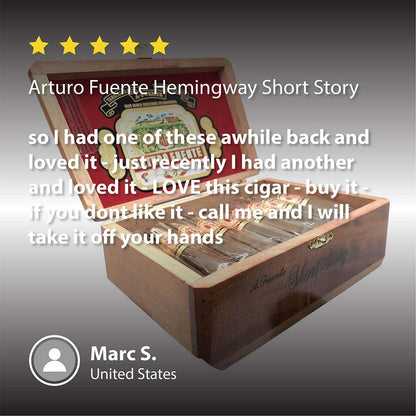 Arturo Fuente Hemingway Short Story