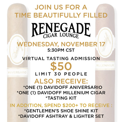 Davidoff Aniversario and Millenium Tasting Event Ticket