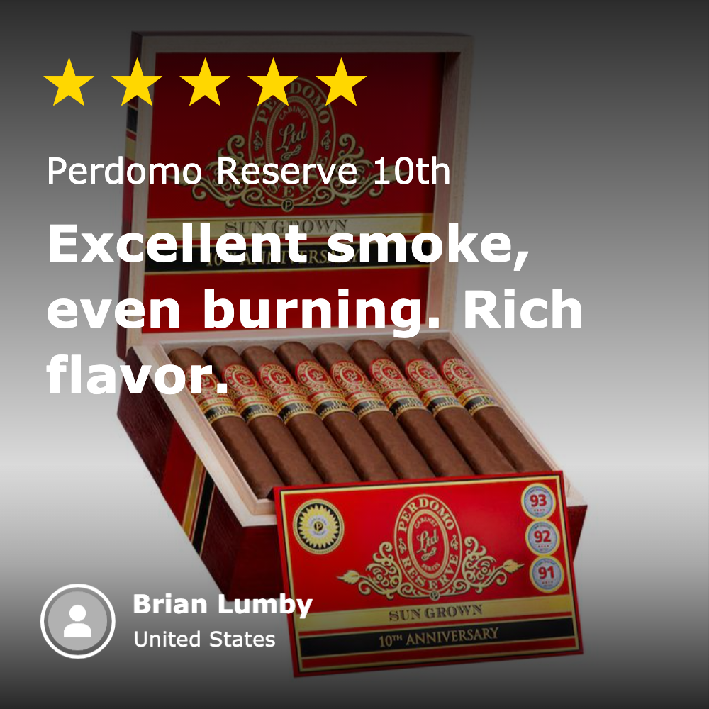 Perdomo Reserve 10th Anniversary Sun-Grown - Renegade Cigars Perdomo Reserve 10th Anniversary Sun-Grown - Renegade Cigars