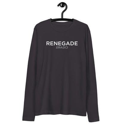 Renegade Cigars Long Sleeve Fitted Crew Black/Grey